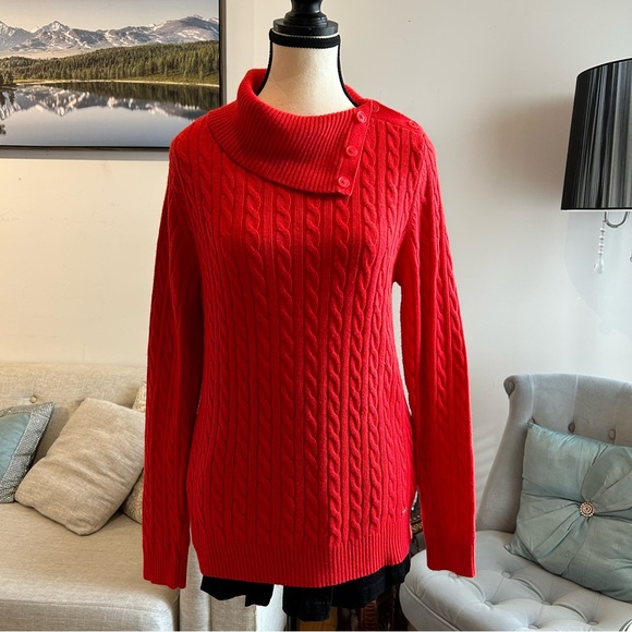 Tommy Hilfiger XL red sweater - Picture 3 of 7